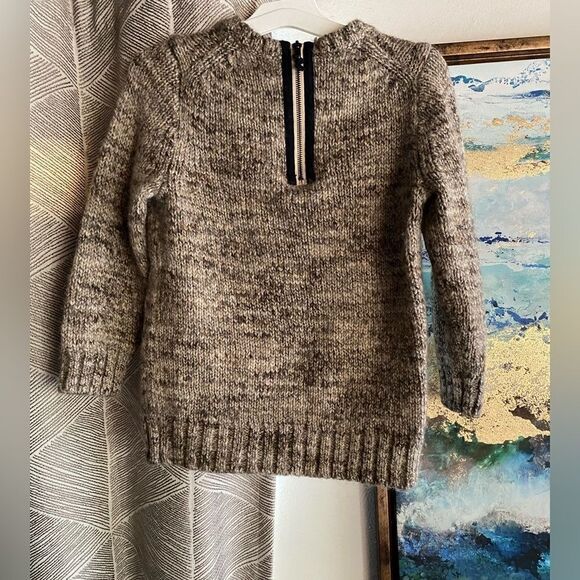 J CREW brown wool and alpaca women's sweater size small - Picture 2 of 10